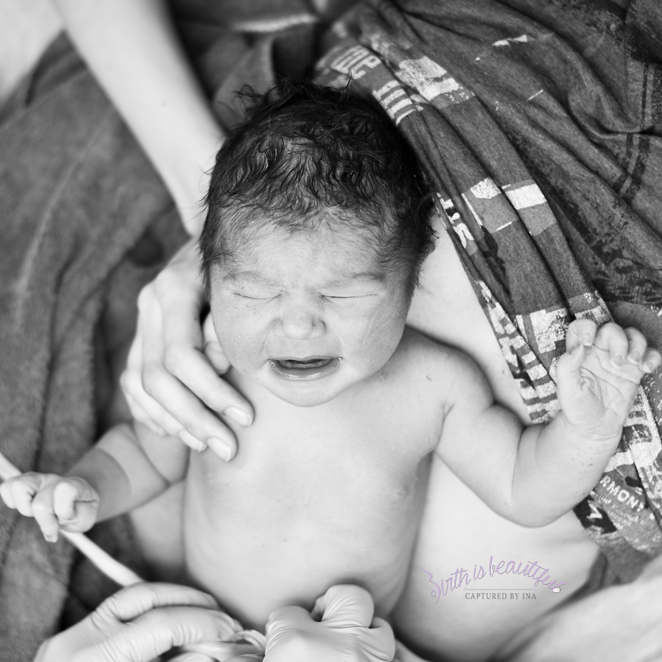 Dara 3 Home birth Photography Irving TX