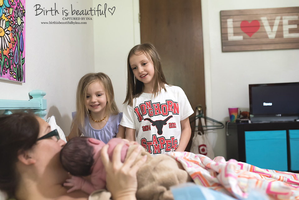 Elliot Paige, Home water VBAC birth photography story, North Richland Hills, Texas