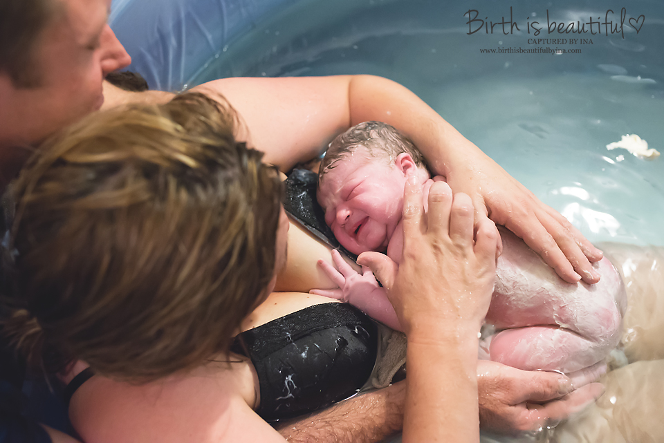 Esme, home birth photography, water birth photography, Fort Worth, texas